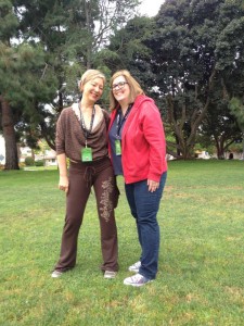 With Carol Stephen at WordCamp Orange County 2013 - My very first.