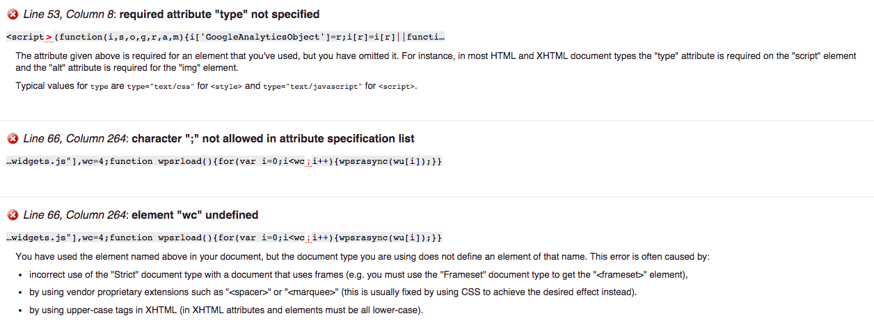 w3c validator
