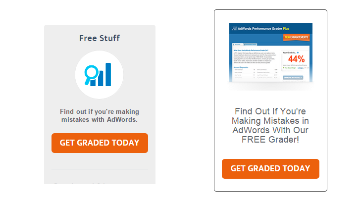 AB testing tips blog sidebar test