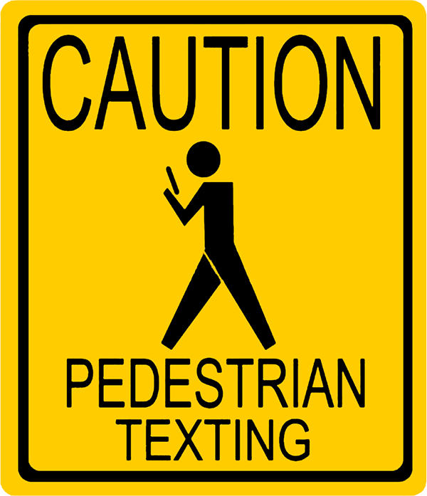 Caution: Pedestrian Texting