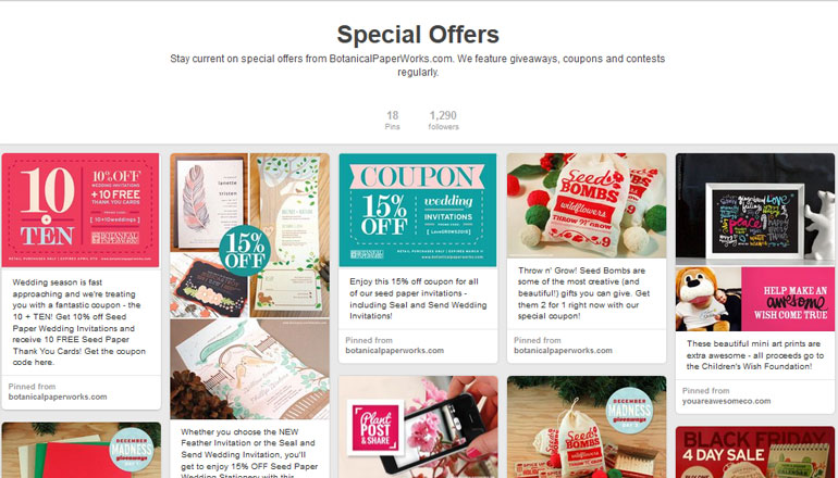 Pinterest special offers2
