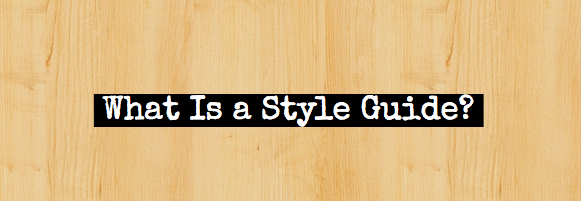 definition of a corporate style guide