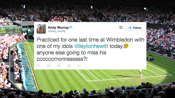 React: Thousands of People are Tweeting about Wimbledon Every Hour