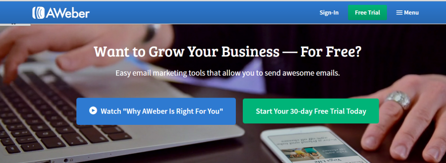 email marketing software - Aweber