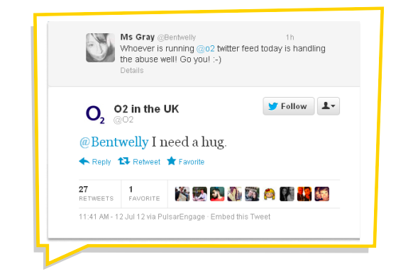 O2 Tweet