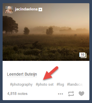 Finding Tags on the Tumblr Explore Page