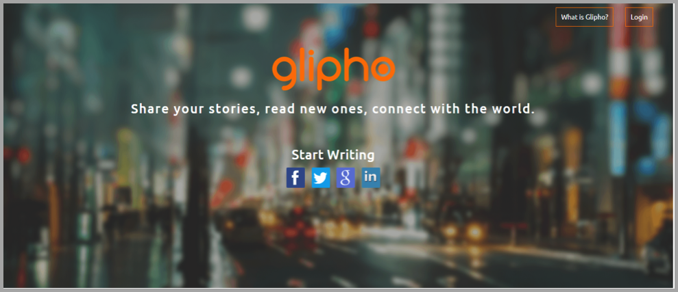 Glipho portal image for content creations apps