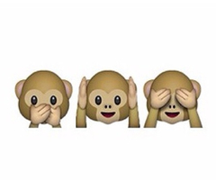 Monkey emojis
