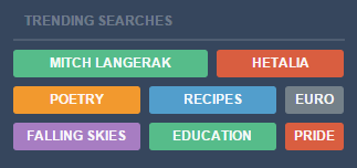 Using Trending Searches on Tumblr Explore