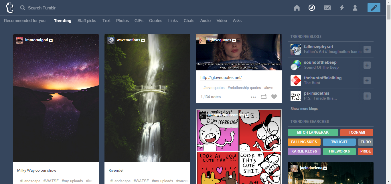 Using Tumblr Explore to Get More Notes