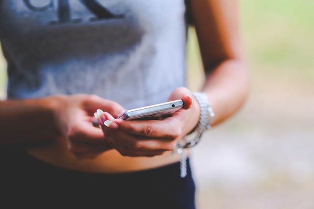 Woman Using Smartphone