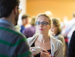 Coffee break at business meeting.