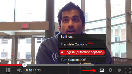 YouTube Caption Features