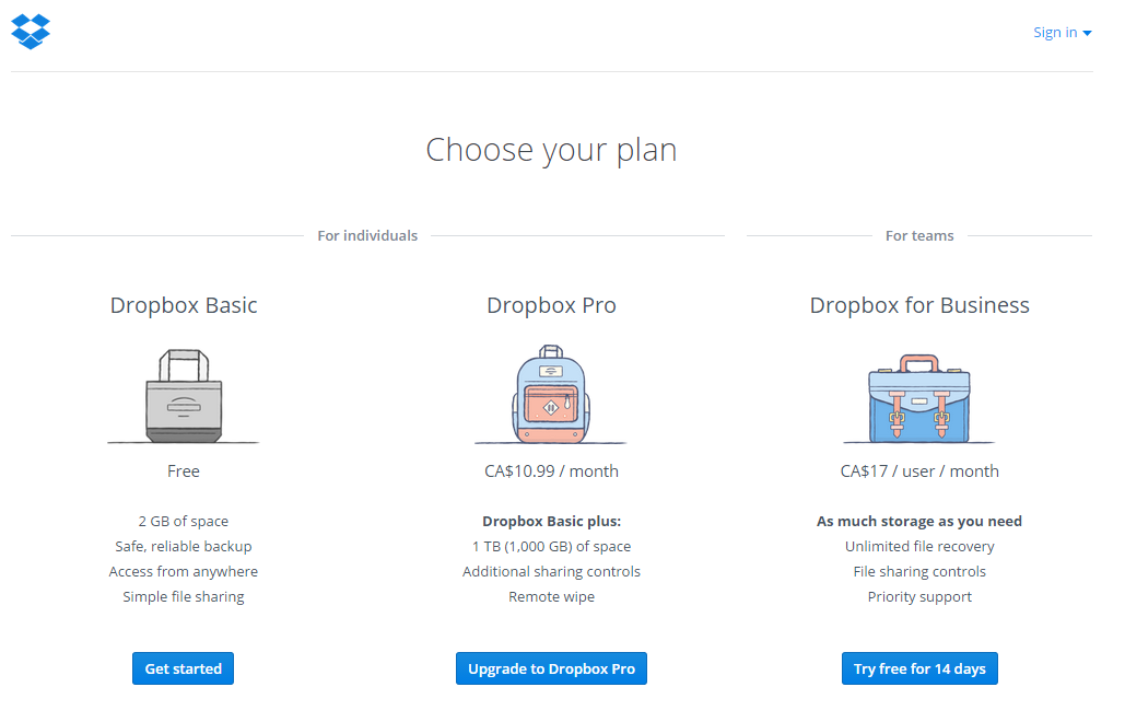 dropbox-plan