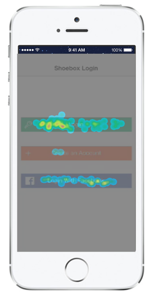 Touch Heatmap - Appsee Mobile Analytics