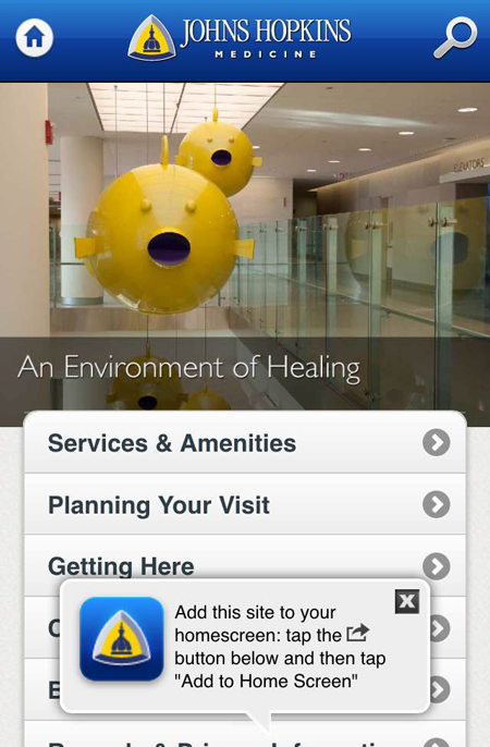 johns hopkins early action