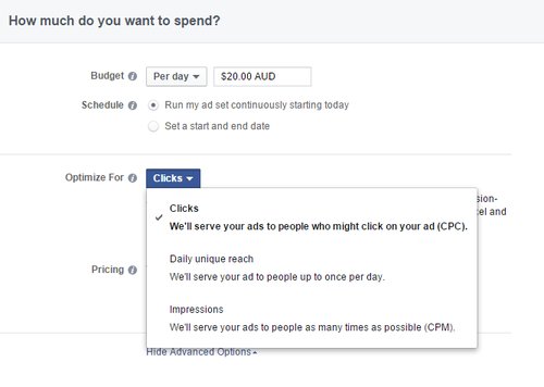 Facebook Ad Split Testing