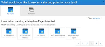 Leadpages Split Testing