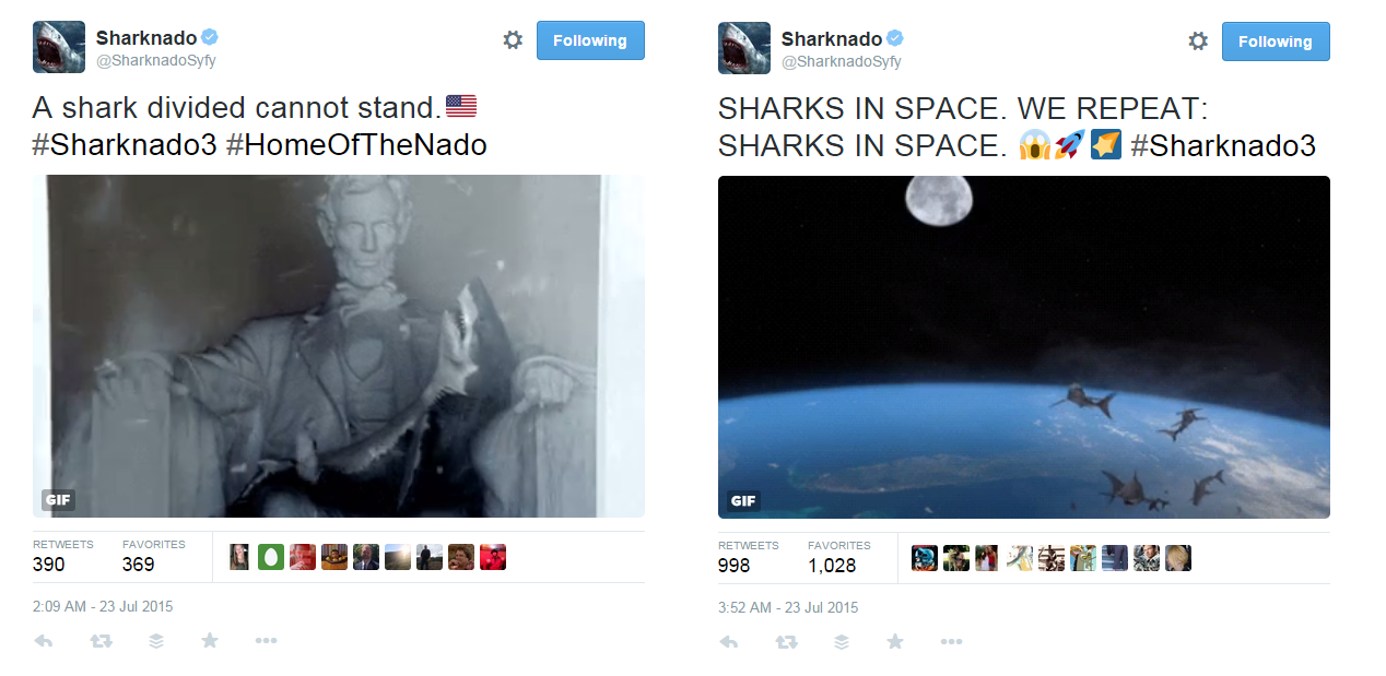 sharknado tweets blog