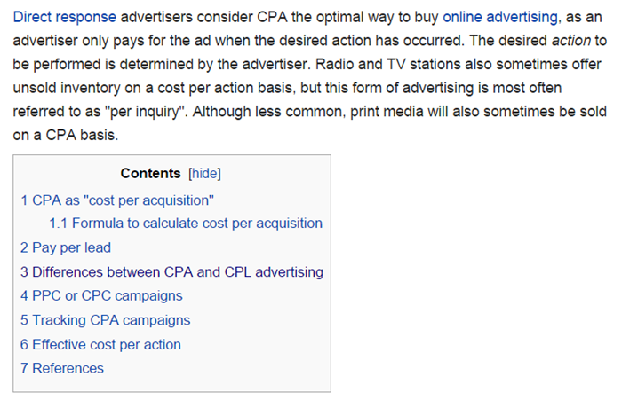 Wikipedia-style Table of Contents