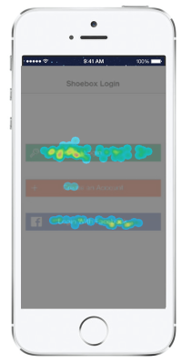 mobile app heatmap