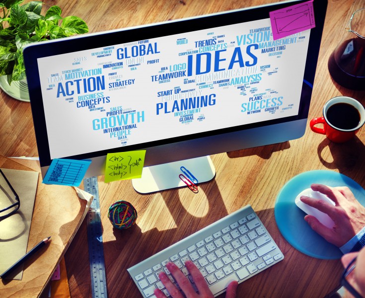 Creative navigational design for a website