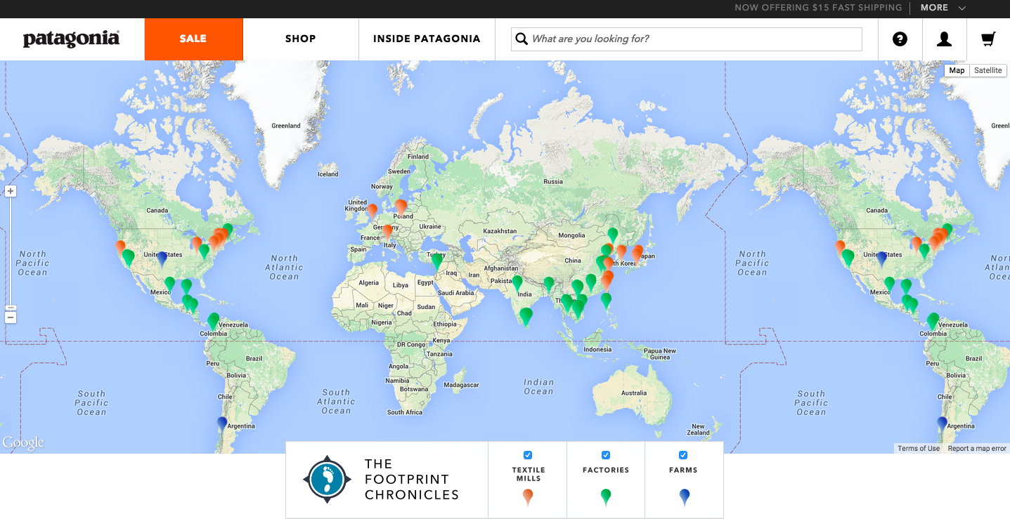 Footprint Chronicles Website