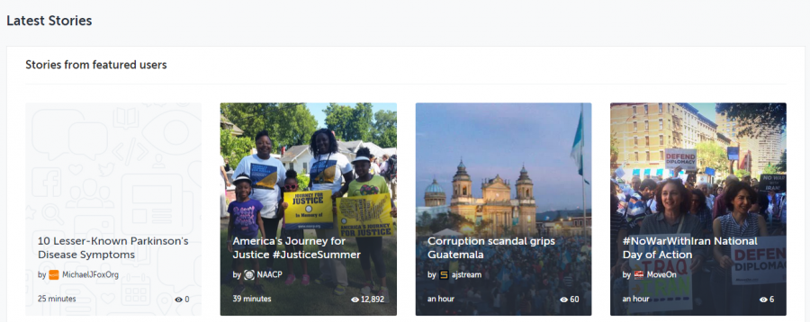 Storify content curation tool