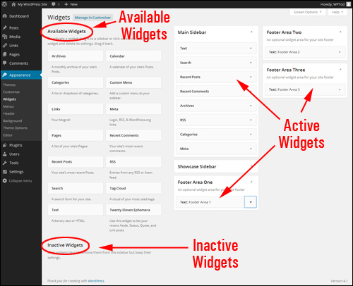 WP Widget: Understanding Widgets For Business Users