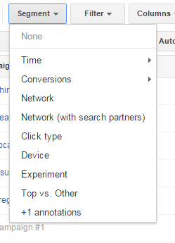 ABCs of AdWords segments