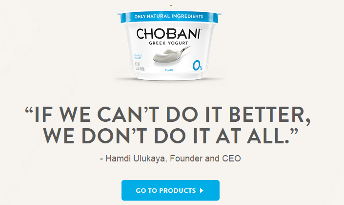 Chobani Natural trend
