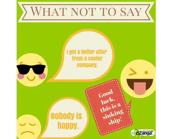 What Not to Say