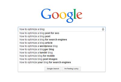 an example of the Google autocomplete API in use with Google search 