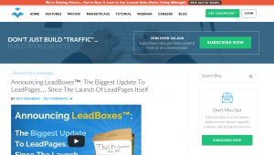 LeadBoxes makes it easy to insert double opt-in forms into any blog post.