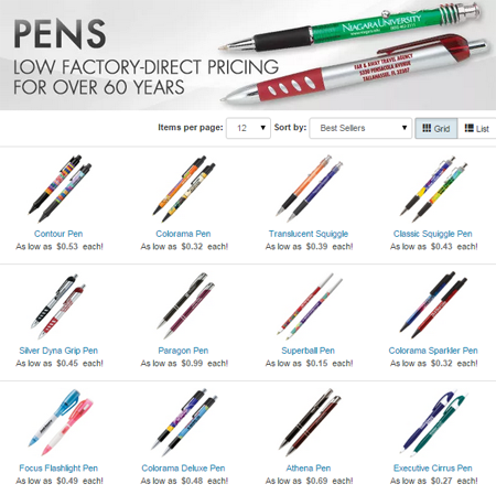 pens choice