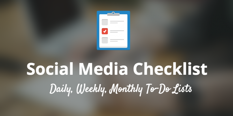 social media checklist article
