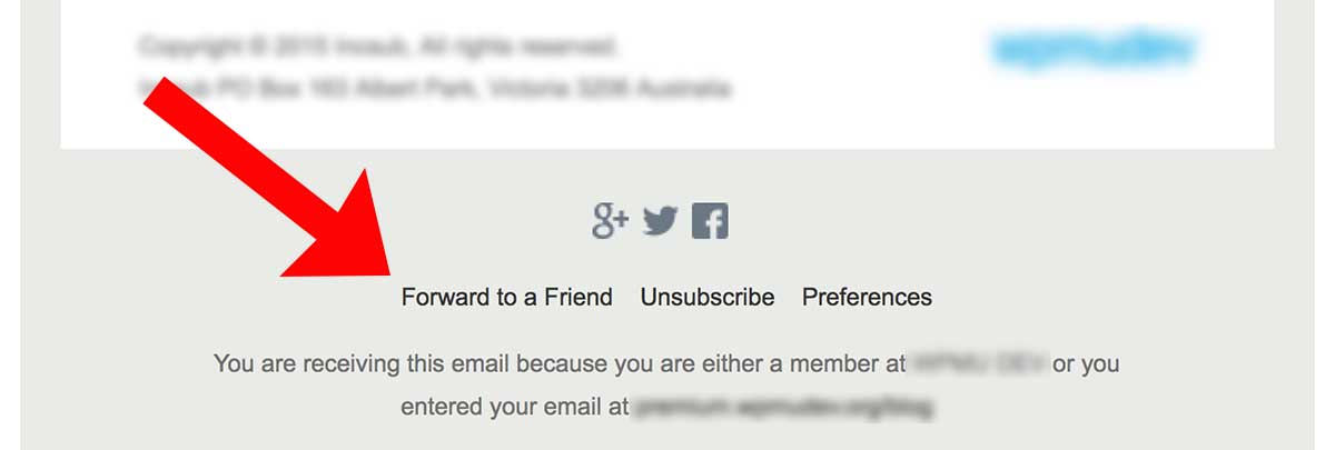 forward email to a friend