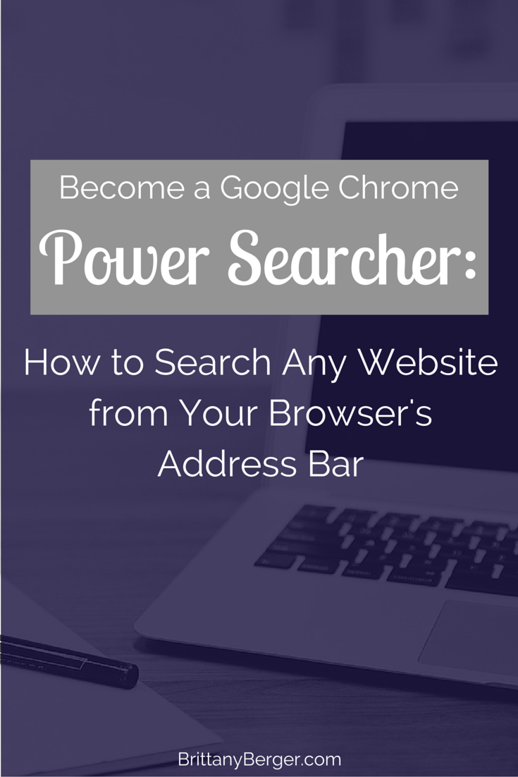 How to Search Any Website from Your Google Chrome Browser