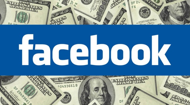 Paid for advertising on Facebook
