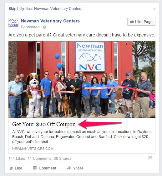 Irresistible marketing offer