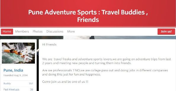 Pune Adventure Sports meetup