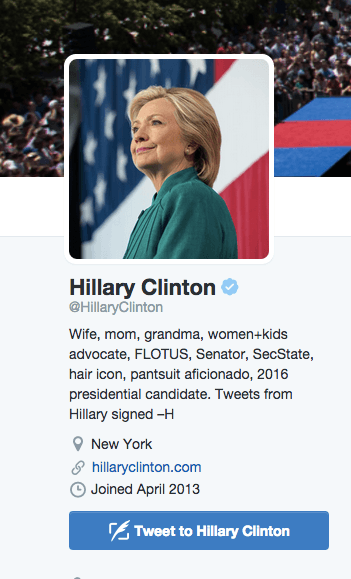 Twitter-Bio-Hilary-Clinton