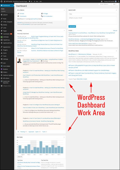 Customizing Your WordPress Dashboard