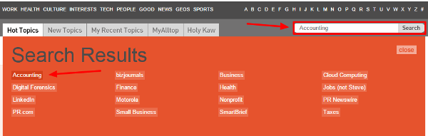 Alltop tags