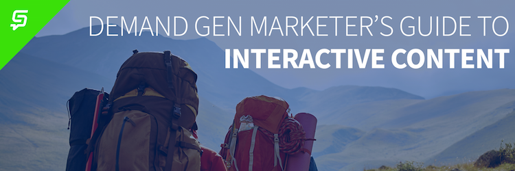 demand gen marketer's guide to interactive content