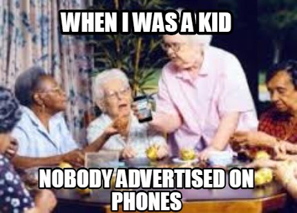 mobile ppc charts when i was a kid meme