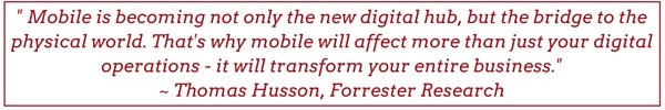 Thomas Husson quote about mobile marketing