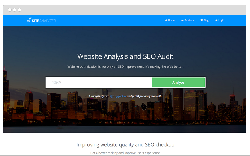 SEO analysis tool