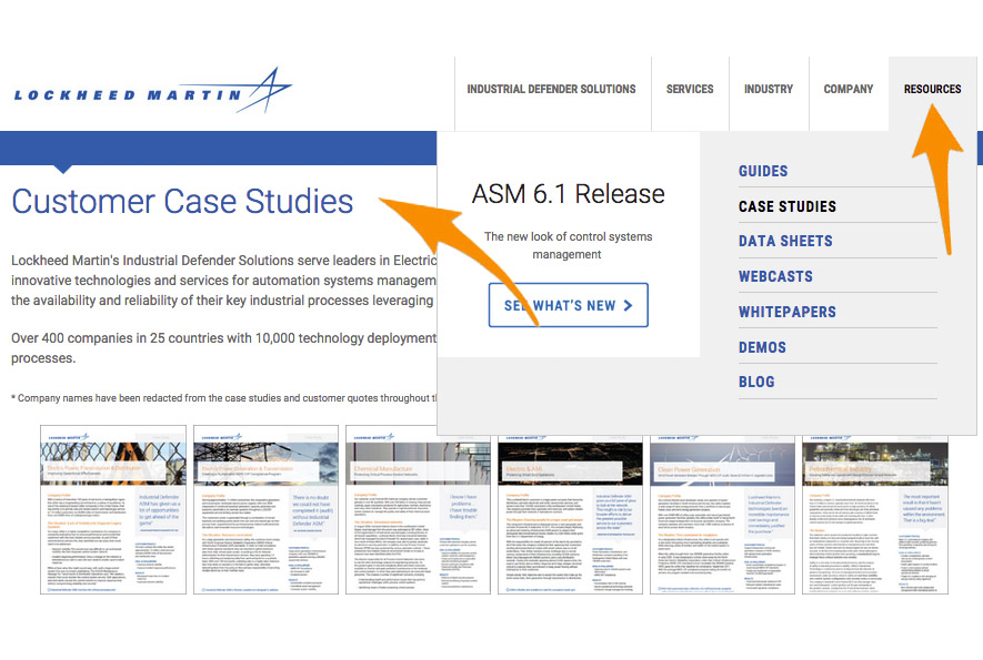 3 Lockheed Martin Case Studies Screenshot