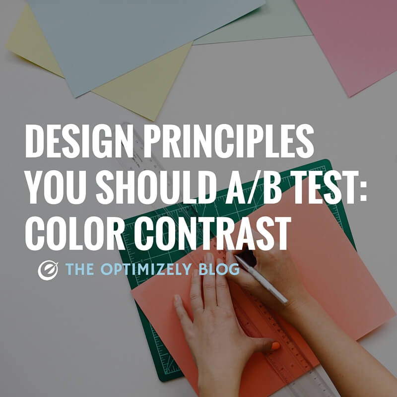 design principles you should test: color contrast